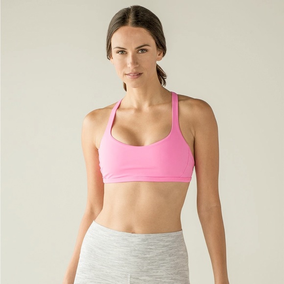 Lululemon Free To Be Zen Sports Bra in Light Pink Size 4 - Picture 2 of 6